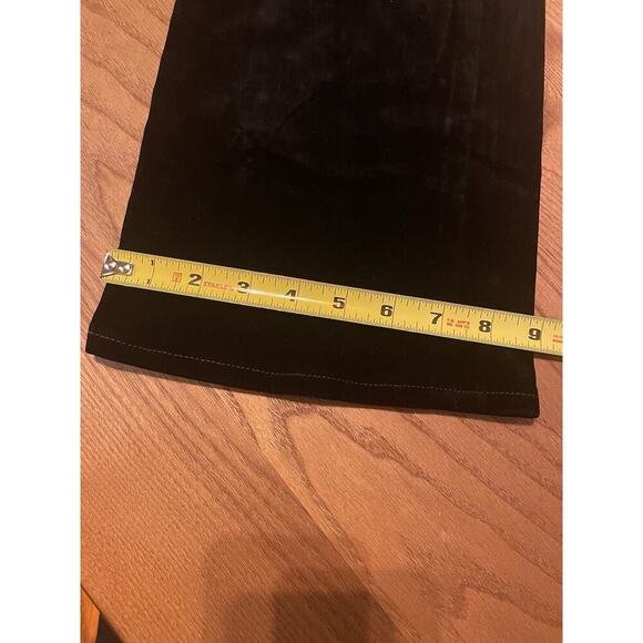 Ralph Lauren Collection Kaida Relaxed Bootcut Black Velvet Jeans 30 Purple Label - Picture 12 of 16